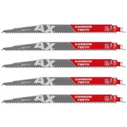 Полотно для шабельних пил AX CARBIDE MILWAUKEE, 300х5мм, (5шт), (деревина з цвяхами)