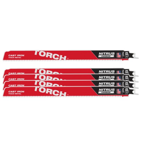 Полотно для шабельних пил TORCH CARBIDE NITRUS MILWAUKEE, 300х3,1мм, (5шт), (метал)