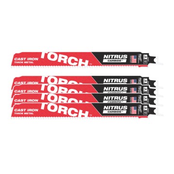 Полотно для шабельних пил TORCH CARBIDE NITRUS MILWAUKEE, 230х2,5мм, (5шт), (метал)