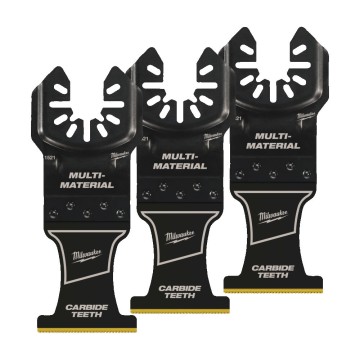 Полотно для мультітула Bi-Metal Carbide OPEN-LOK MILWAUKEE, 35х38мм, (3шт), (мультіматеріал)