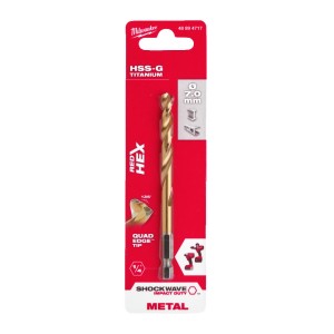 Свердло по металу RedHEX SHOCKWAVE HSS-TiN MILWAUKEE, діаметр 7,0х109х66мм