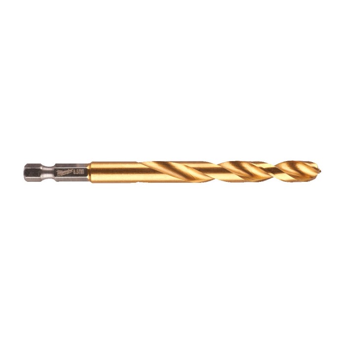 Свердло по металу RedHEX SHOCKWAVE HSS-TiN MILWAUKEE, діаметр 8,5х114х72мм Свердло по металу RedHEX SHOCKWAVE HSS-TiN MILWAUKEE, діаметр 8,5х114х72мм