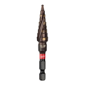 Свердло ступінчасте SHOCKWAVE Impact Duty MILWAUKEE, діаметр 4-12мм з кроком 1мм
