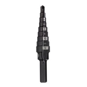 Свердло ступінчасте Step Drill MILWAUKEE, діаметр 4-12мм з кроком 1мм