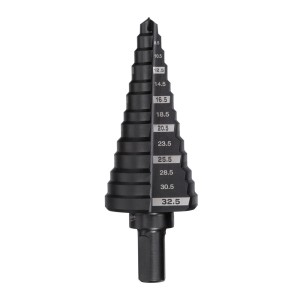 Свердло ступінчасте Step Drill MILWAUKEE, під різьбу М6-М32мм з кроком 2мм