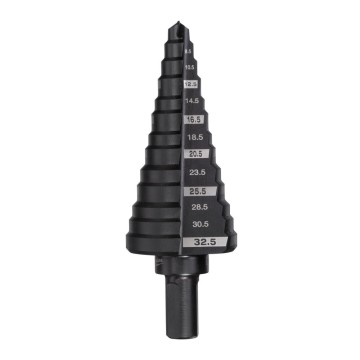Свердло ступінчасте Step Drill MILWAUKEE, під різьбу М6-М32мм з кроком 2мм