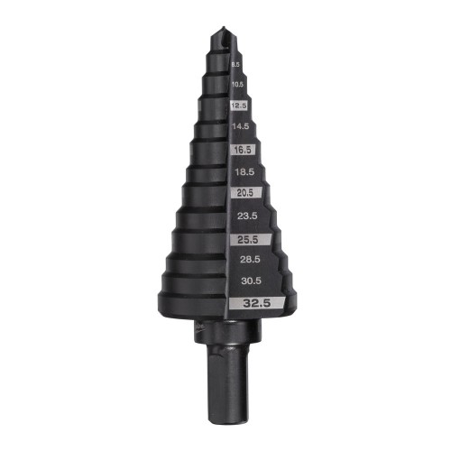 Свердло ступінчасте Step Drill MILWAUKEE, під різьбу М6-М32мм з кроком 2мм