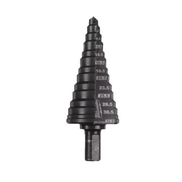 Свердло ступінчасте Step Drill COBALT ALCRN MILWAUKEE, діаметр 6-32мм з кроком 2мм