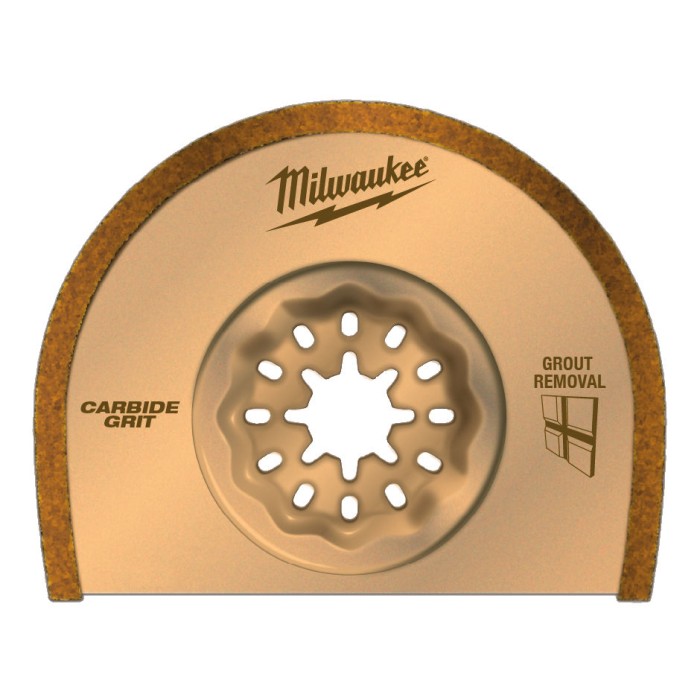 Полотно для мультітула STARLOCK MILWAUKEE, Carbide Grit 75х20х1,2мм (видалення затирки) Полотно для мультітула STARLOCK MILWAUKEE, Carbide Grit 75х20х1,2мм (видалення затирки)