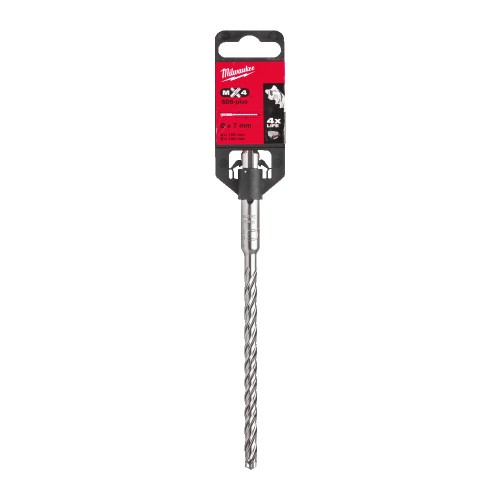 Бур SDS-PLUS MX4 MILWAUKEE, діаметр 7,0х165х100мм
