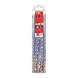 Бур SDS-PLUS MX4 MILWAUKEE, діаметр 12,0х210х150мм, (10шт), пластикова коробка