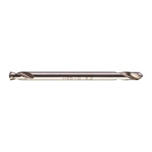 Свердло по металу HSS-G MILWAUKEE, DIN 1412 C, діаметр 3,2х49х12мм, двостороннє, (10шт), пластикова коробка