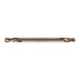 Свердло по металу HSS-G MILWAUKEE, DIN 1412 C, діаметр 3,5х52х14мм, двостороннє, (10шт), пластикова коробка
