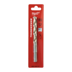 Свердло по металу THUNDERWEB HSS-G MILWAUKEE DIN338, діаметр 11,5x142х94мм