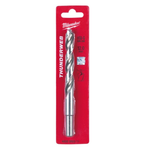 Свердло по металу THUNDERWEB HSS-G MILWAUKEE DIN338, діаметр 12,0x151х101мм