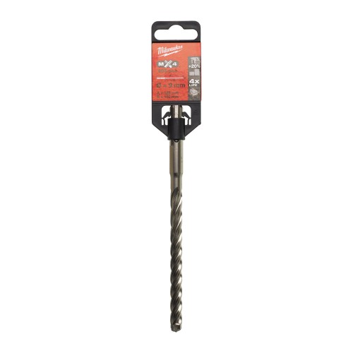 Бур SDS-PLUS MX4 MILWAUKEE, діаметр 9,0х165х100мм