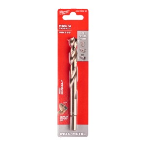 Свердло по металу HSS-Co MILWAUKEE DIN338, діаметр 11,5х142х94мм