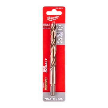 Свердло по металу HSS-Co MILWAUKEE DIN338, діаметр 12,5х150х101мм