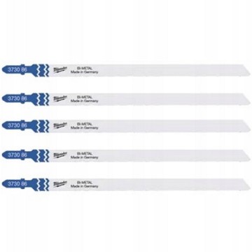 Полотна для лобзиків T718AF Bi-Metal MILWAUKEE, 155х1,0мм, (5шт), (універсальні)