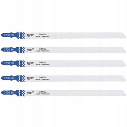 Полотна для лобзиків T718AF Bi-Metal MILWAUKEE, 155х1,0мм, (5шт), (універсальні)