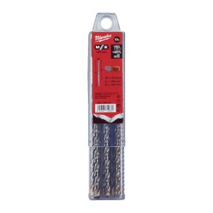 Бур SDS-PLUS M2 MILWAUKEE, діаметр 6,5х160х100мм, (10шт), пластикова коробка
