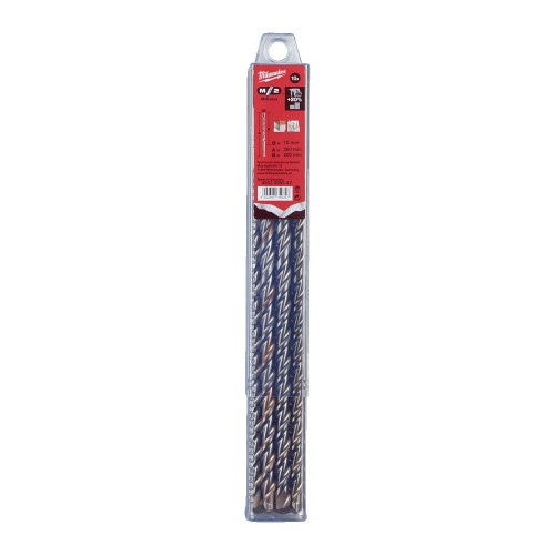 Бур SDS-PLUS M2 MILWAUKEE, діаметр 10,0х260х200мм (10шт), пластикова коробка