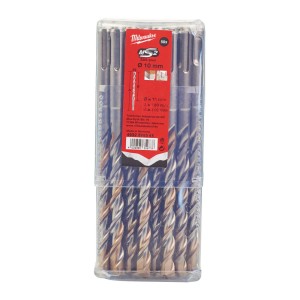 Бур SDS-PLUS M2 MILWAUKEE, діаметр 10,0х160х100мм, (50шт), пластикова коробка