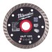 Диск алмазний MILWAUKEE DUT 125 діаметр 125мм (керамічна плитка/чистий різ)
