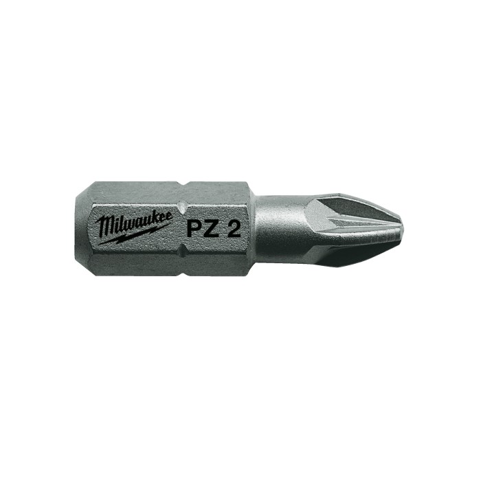 Біта MILWAUKEE, PZ2, 25мм, (25шт), пластикова коробка Біта MILWAUKEE, PZ2, 25мм, (25шт), пластикова коробка