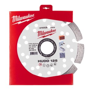 Диск алмазний Speedcross MILWAUKEE HUDD 125, діаметр 125мм (залізобетон, граніт)