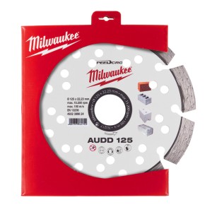 Диск алмазний Speedcross MILWAUKEE AUDD 125, діаметр 125мм (бетон, цегла, асфальт)