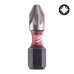 Біта SHOCKWAVE MILWAUKEE, PZ2, 25мм, (25шт), пластикова коробка