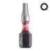 Біта SHOCKWAVE MILWAUKEE, TX15, 25мм, (25шт), пластикова коробка