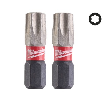 Біта SHOCKWAVE MILWAUKEE, TX40, 25мм, (2шт) (заміна на 4932500367)