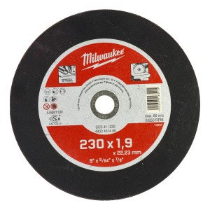 Диск відрізний по металу MILWAUKEE, SCS 41/230х1,9, діаметр 230мм