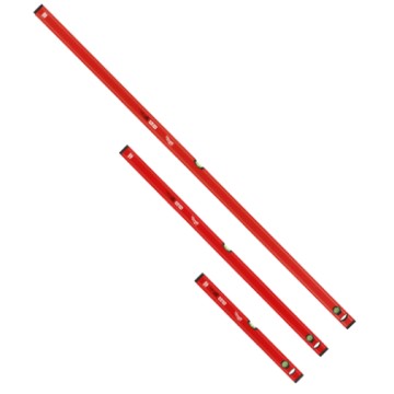 Набір рівнів Slim Box MILWAUKEE, 180/120/60см (3шт)