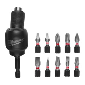 Набір біт SHOCKWAVE MILWAUKEE з насадкою Knuckle (11шт)
