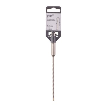 Бур SDS-PLUS Contractor MILWAUKEE діаметр 4x160х100мм