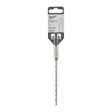 Бур SDS-PLUS Contractor MILWAUKEE діаметр 5x160х100мм