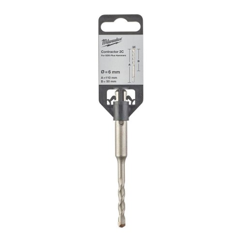 Бур SDS-PLUS Contractor MILWAUKEE діаметр 6x110х50мм