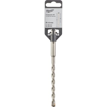 Бур SDS-PLUS Contractor MILWAUKEE діаметр 8x160х100мм