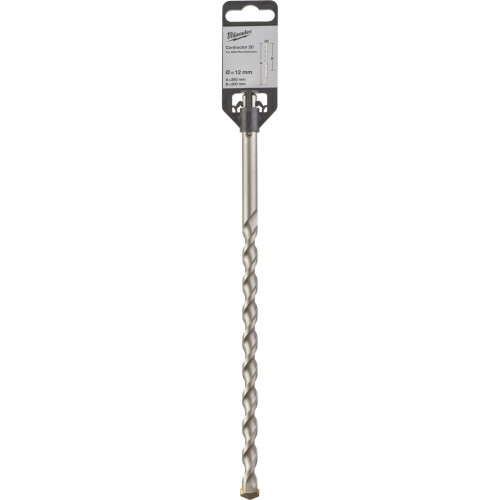 Бур SDS-PLUS Contractor MILWAUKEE діаметр 12x260х200мм