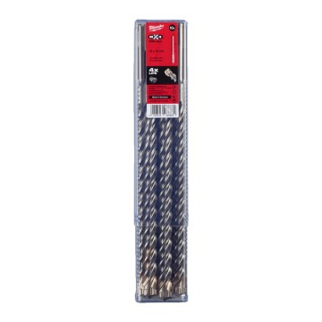 Бур SDS-PLUS MX4 MILWAUKEE, діаметр 16,0х260х200мм, (10шт), пластикова коробка