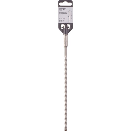 Бур SDS-PLUS Contractor MILWAUKEE діаметр 6x260х200мм
