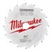 Диск пиляльний по дереву PFTE THIN KERF MILWAUKEE, діаметр 210x30x2,4мм, 16зуб.