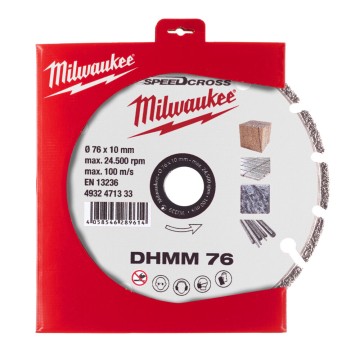 Диск алмазний MILWAUKEE DHMM 76, діаметр 76мм (для M12 FCOT) (універсальний)