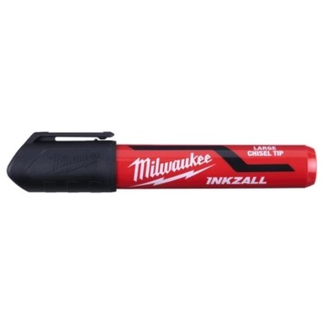 Маркер для будмайданчика InkZAll MILWAUKEE, великий (L), чорний (48223255) (12шт.)