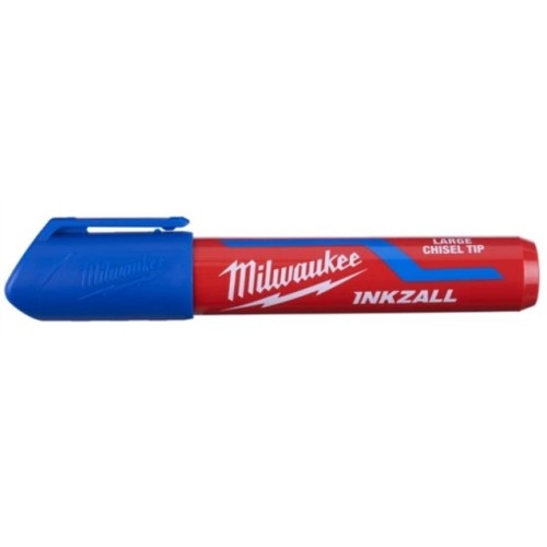 Маркер для будмайданчика InkZAll MILWAUKEE, великий (L), синій (48223257) (12шт.)