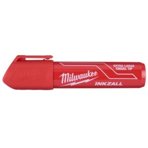 Маркер для будмайданчика INKZALL MILWAUKEE, великий (XL), червоний (48223266)