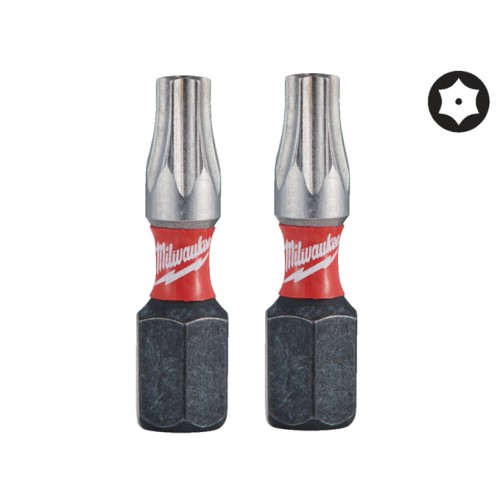 Біта SHOCKWAVE MILWAUKEE, TX BO20, 25мм, (2шт) (заміна на 4932500374)